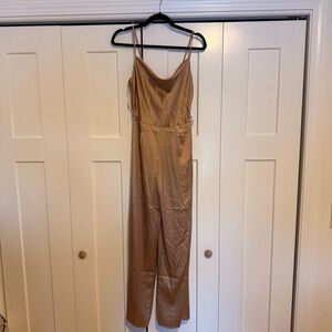 Elegant Champagne Colored Jumpsuit